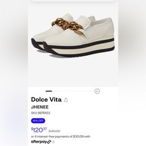 Dolce Vita platform White Shoes